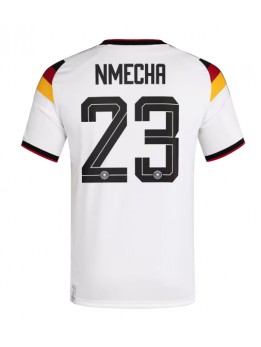 Moški Nogometna dresi replika Nemčija Felix Nmecha #23 Domači SP 2026 Kratek rokav Moški Nogometna dresi replika Nemčija Felix Nmecha #23 Domači SP 2026 Kratek rokav